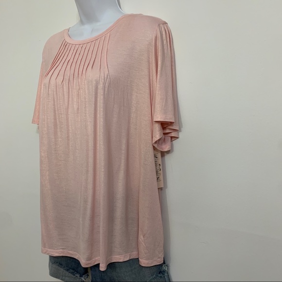 Pink blush top by Nanette Lenore is NWT. Xlarge - Picture 5 of 15